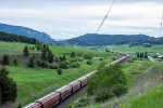 Earthworm over Bozeman Pass